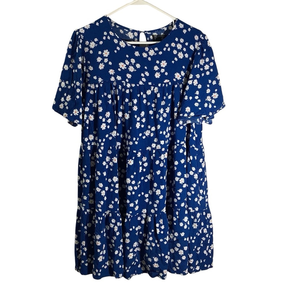 Code x Mode Blue Floral Dress
